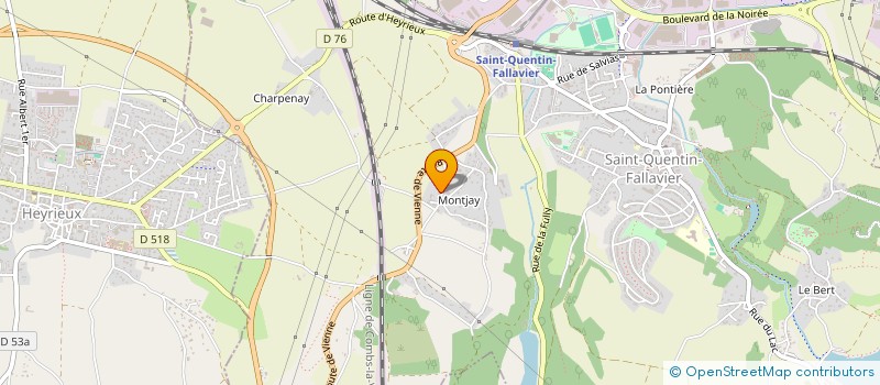 localisation de l'entreprise BARTHALAY à SAINT-QUENTIN-FALLAVIER