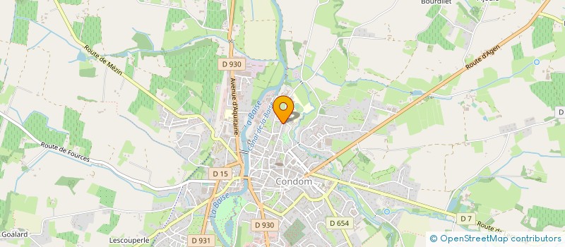 localisation de l'entreprise BARTHARES à CONDOM