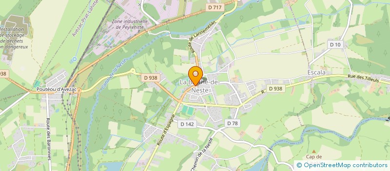 localisation de l'entreprise BARTHE 65  LA BARTHE-DE-NESTE