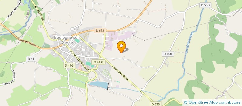 localisation de l'entreprise BARTHE AUTOMOBILES  BOULOGNE-SUR-GESSE