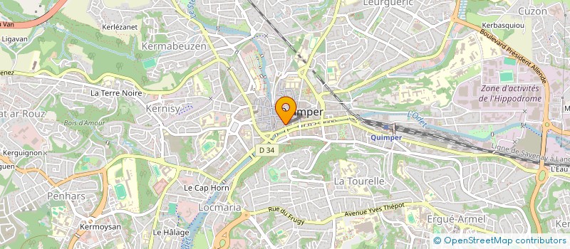 localisation de l'entreprise BARTHE CLAUDE  CARNAC