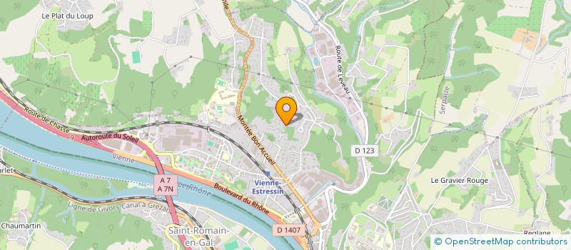 localisation de l'entreprise BARTHE INVEST  VIENNE