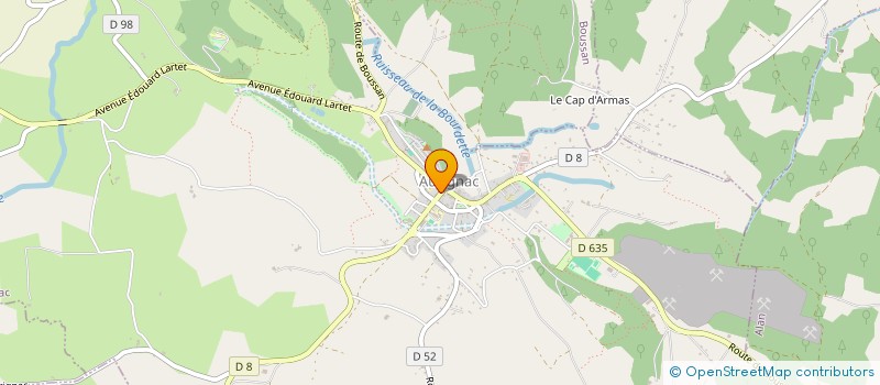 localisation de l'entreprise BARTHE-MARIGNAC  AURIGNAC