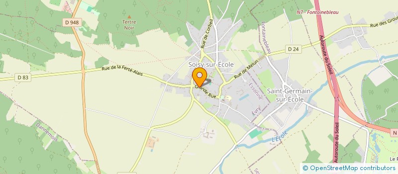 localisation de l'entreprise BARTHEL JARDIN ENTRETIEN à SOISY-SUR-ECOLE