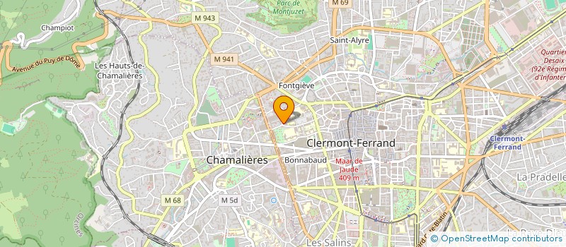 localisation de l'entreprise BARTHELDI  CLERMONT-FERRAND