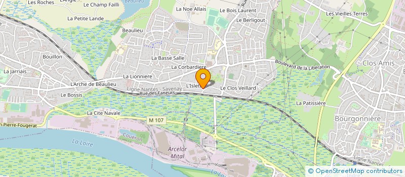 localisation de l'entreprise BARTHELEC à COUERON