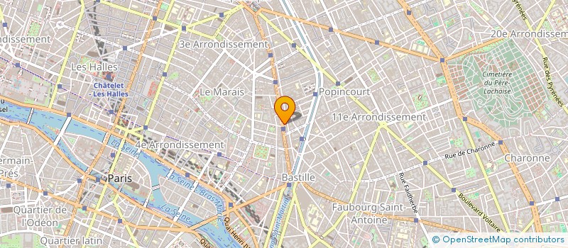 localisation de l'entreprise BARTHELEMY à PARIS