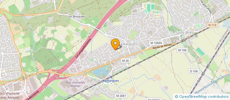 localisation de l'entreprise BARTHELEMY à BAILLARGUES