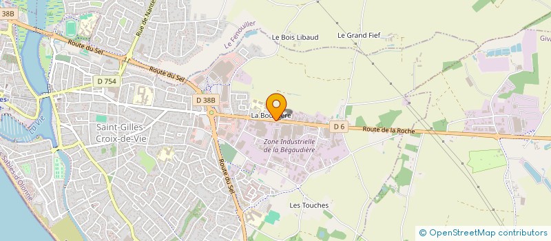 localisation de l'entreprise BARTHELEMY à SAINT-GILLES-CROIX-DE-VIE