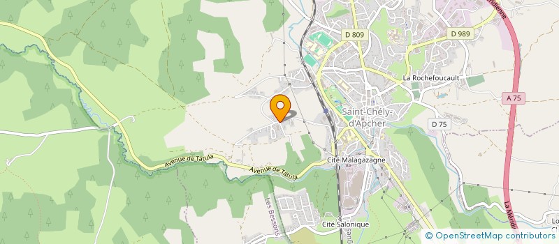 localisation de l'entreprise BARTHELEMY  SAINT-CHELY-D'APCHER