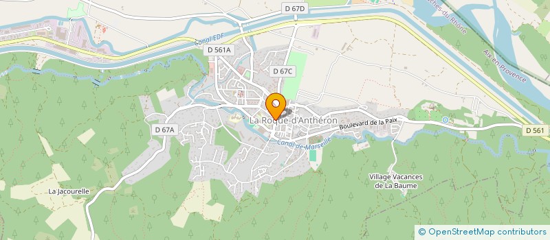 localisation de l'entreprise BARTHELEMY FRUITS ET LEGUMES  LA ROQUE-D'ANTHERON