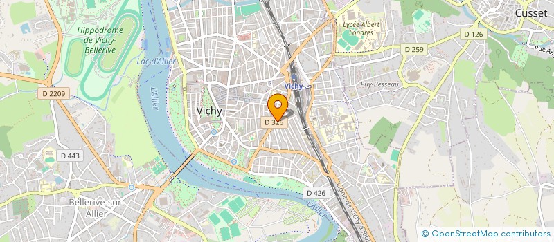localisation de l'entreprise BARTHELEMY INVESTISSEMENTS à VICHY