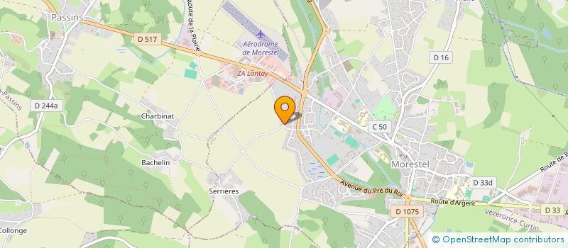 localisation de l'entreprise BARTHELEMY LES VIGNES  MORESTEL