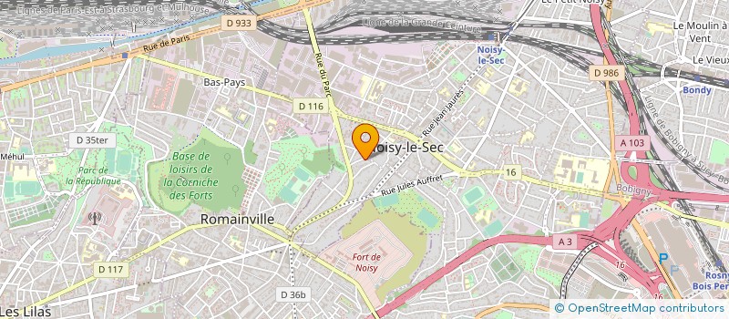 localisation de l'entreprise BARTHELEMY MARTINON CONSEIL à NOISY-LE-SEC