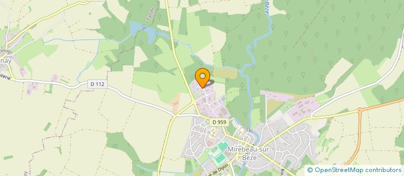 localisation de l'entreprise BARTHET à MIREBEAU-SUR-BEZE