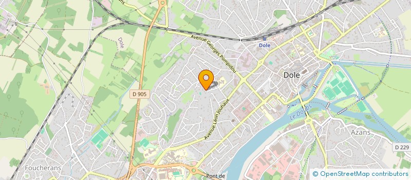 localisation de l'entreprise BARTHET ET PLE à DOLE