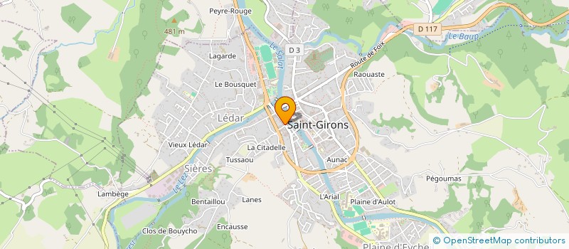 localisation de l'entreprise BARTHEZ DURBAIN SAINT GIRONS à SAINT-GIRONS