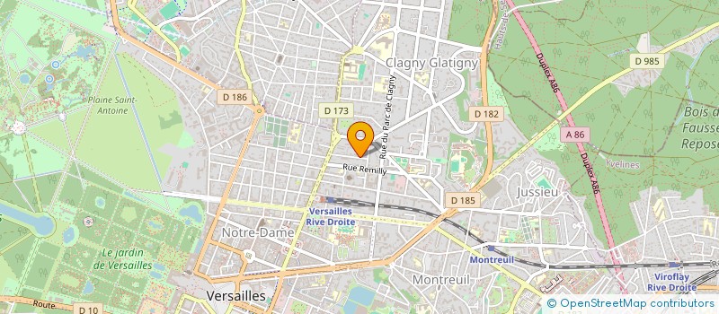 localisation de l'entreprise BARTHIMMO à VERSAILLES