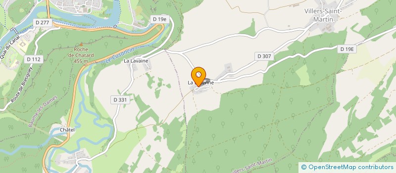 localisation de l'entreprise BARTHOD SARL à VILLERS-SAINT-MARTIN