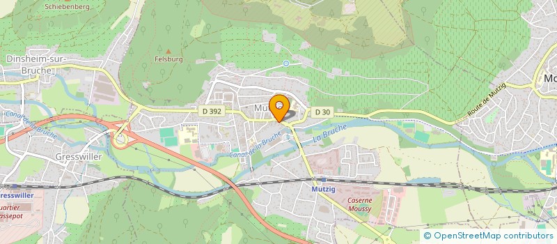 localisation de l'entreprise BARTHOLDI  MUTZIG