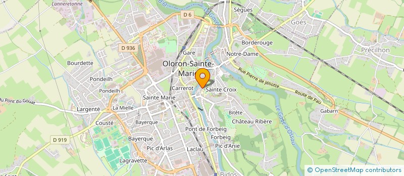 localisation de l'entreprise BARTHOU  OLORON-SAINTE-MARIE