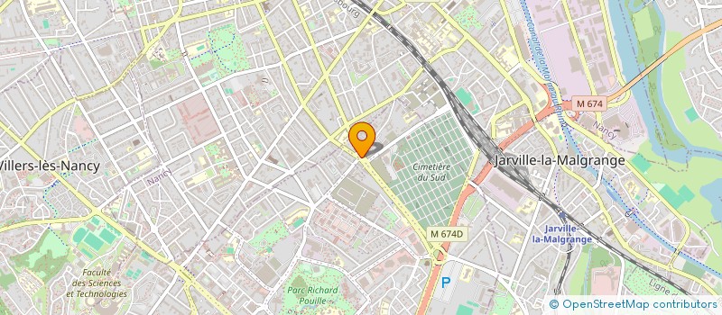 localisation de l'entreprise BARTHOU AUTOMOBILES SARL  VANDUVRE-LES-NANCY