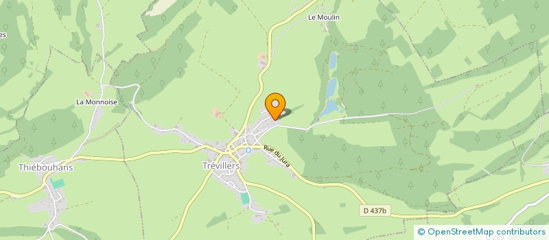 localisation de l'entreprise BARTHOULOT JOEL  TREVILLERS