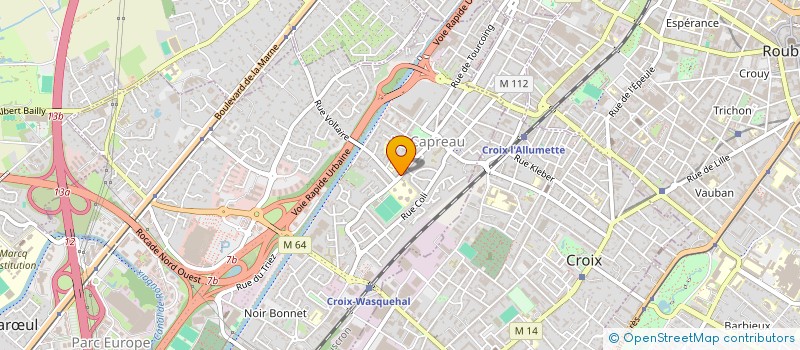 localisation de l'entreprise BARTIER ELECTRICITE à WASQUEHAL