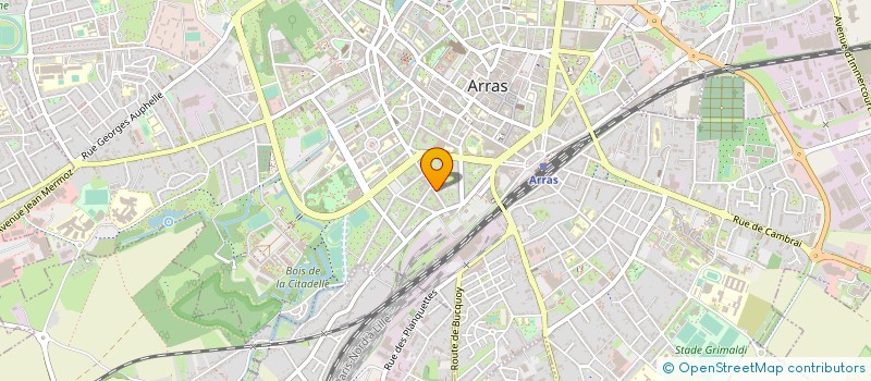 localisation de l'entreprise BARTIER IMMOBILIER à ARRAS