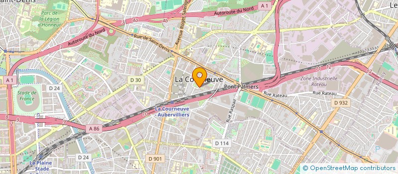 localisation de l'entreprise BARTIGERZZ  LA COURNEUVE