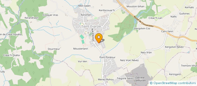 localisation de l'entreprise BARTISAN  SAINT-EVARZEC