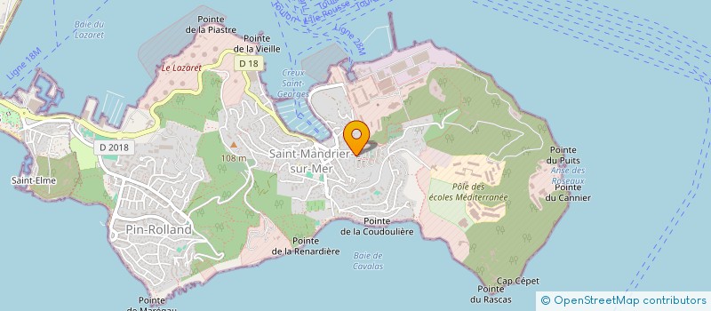 localisation de l'entreprise BARTO à SAINT-MANDRIER-SUR-MER
