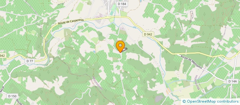 localisation de l'entreprise BARTOLINI ANDRE à MORMOIRON