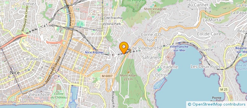 localisation de l'entreprise BARTOLINI SA à NICE
