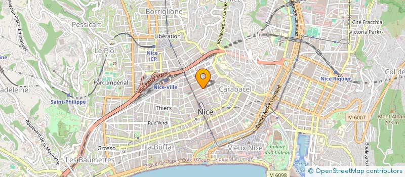 localisation de l'entreprise BARTOLOMEI à NICE