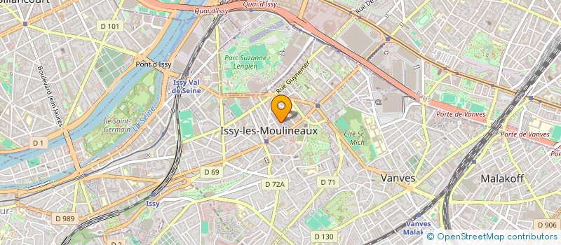 localisation de l'entreprise BARTOLY à ISSY-LES-MOULINEAUX