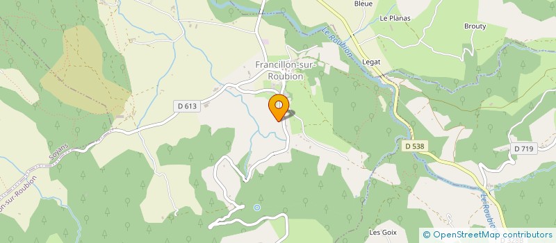 localisation de l'entreprise BARTON SC  FRANCILLON-SUR-ROUBION