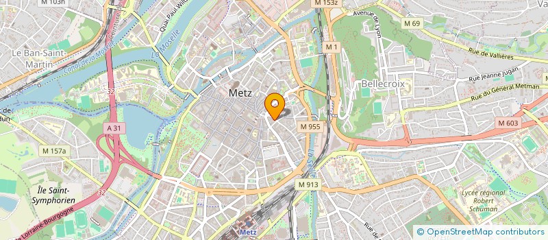 localisation de l'entreprise BARTOS AQUADESIGN à METZ