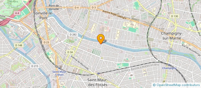 localisation de l'entreprise BARTOUD à SAINT-MAUR-DES-FOSSES