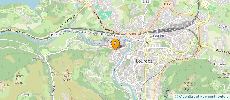 localisation de l'entreprise BARTRES SAINT MATHIAS SN à LOURDES