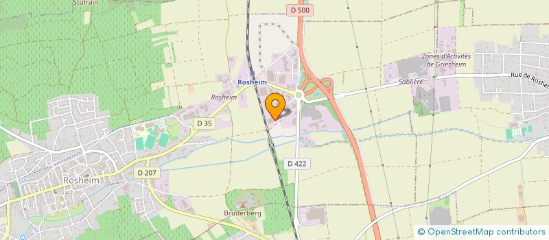 localisation de l'entreprise BARUCH IMMOBILIER  ROSHEIM