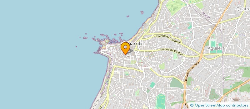 localisation de l'entreprise BARUCQLUD  BIARRITZ