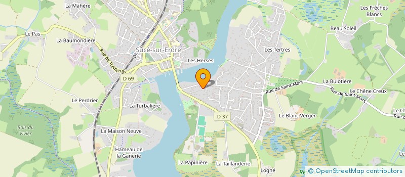 localisation de l'entreprise BARUFFI BLANCHARD  SUCE-SUR-ERDRE