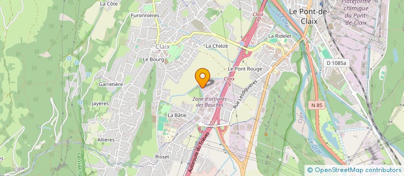 localisation de l'entreprise BARUS  CLAIX