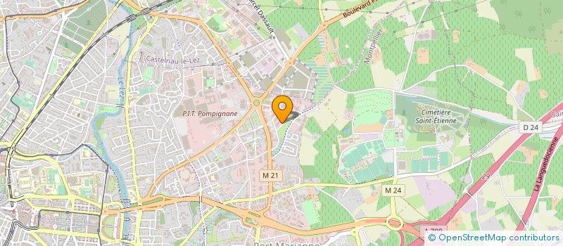 localisation de l'entreprise BARUTEAU HABITAT à MONTPELLIER
