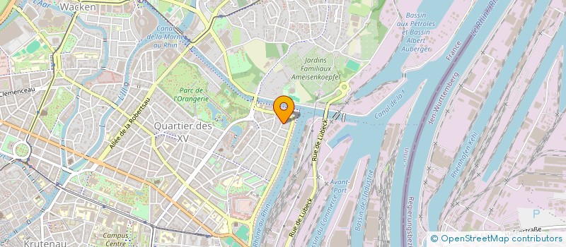 localisation de l'entreprise BARUTEAUD - FOERST à STRASBOURG