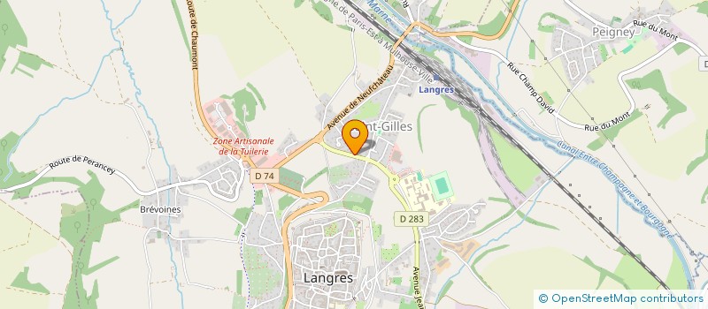localisation de l'entreprise BARVIN à LANGRES