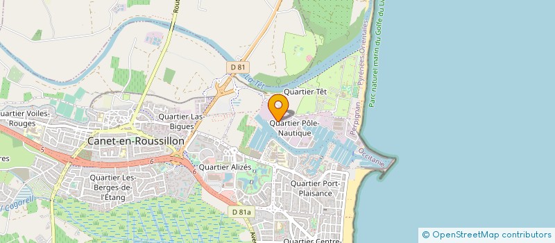 localisation de l'entreprise BARWEN SUD PLAISANCE à CANET-EN-ROUSSILLON