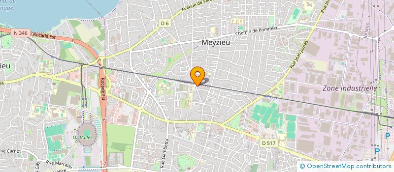 localisation de l'entreprise BARWORK à MEYZIEU
