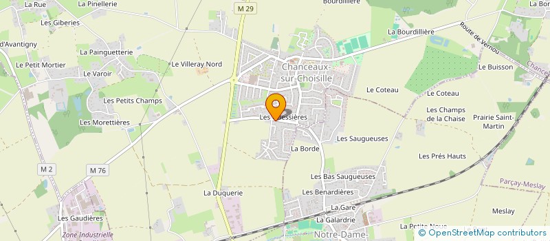 localisation de l'entreprise BARY  CHANCEAUX-SUR-CHOISILLE